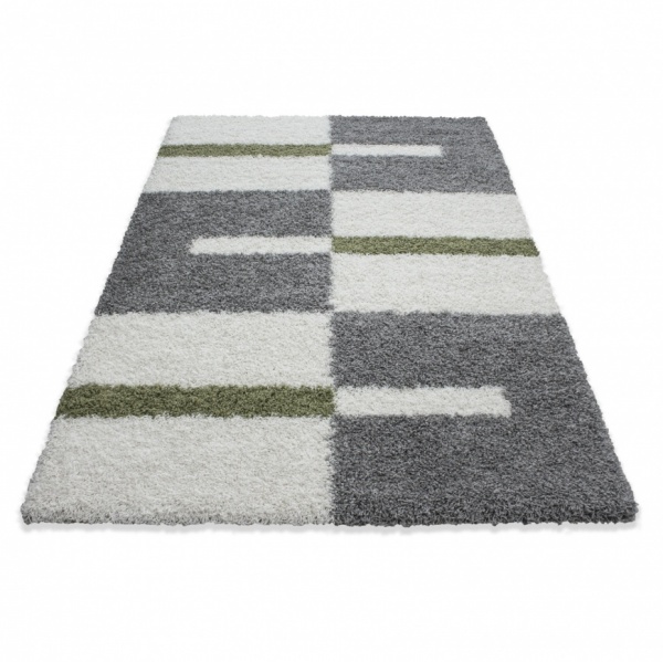 Gala Shaggy Modern Green Rug